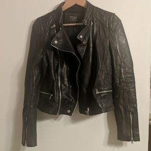 Zara Genuine Leather Jacket